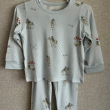 pijama bambú | 2 piezas osos jugando polo