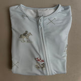 romper bambú | con cierre osos jugando polo