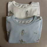 pijama bambú | 2 piezas osos jugando polo