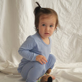 romper bambú | con cierre color liso